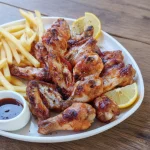 6 Grilled Chicken Wings