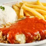 Filé de Frango à Parmegiana