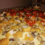Pizza de Boneless 🍕🔥("14 pulgadas)