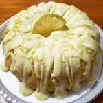 Bolo Vulcão de Limão