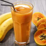 Papaya con Plátano