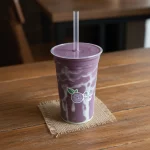 Açaí batido no copo