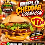 Duplo cheddar egg bacon