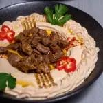 Crema de Garbanzo con Lomito