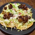 CHALUPAS CON MOLLEJAS
