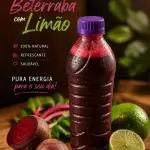 Suco de beterraba com limão 500ml