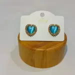 Aretes corazon celeste Inox(copy)