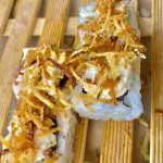 Uramaki bata doce crispy