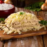 Lasanha de frango cremoso c/ massa d