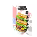Promo 2 Bacon Sandwiches