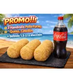 PROMO 3 HANDROLLS T/NORMAL+BEBID 1,5