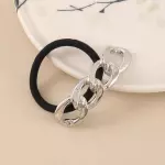 Metal hair silver 008