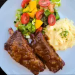 Costillas en barbacoa