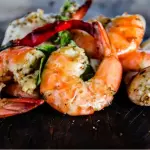 Tepanyaki camarón,(Ajillo)