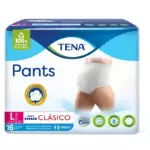 Tena Pants Clasico Talla L 16 unid