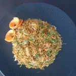 ARROZ FRITO CON POLLO