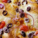Focaccia Azeitona preta