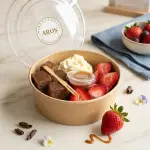 Bolw Brownie saludable 🍓 🍫