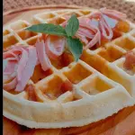 Waffle de Jamón y Queso