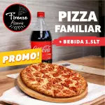 Pizza familiar + bebida 1.5 lts