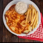 Parmegiana de Carne com Fritas