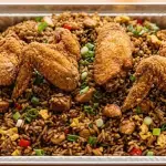 ARROZ CHAUFA CON ALITAS BROSTER