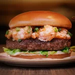 Burger Camarão + FRITIS+ BEBIDA