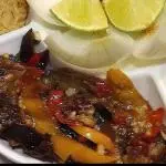 ESCABECHE DE BERINJELA C/ PÃO SÍRIO