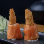 Gunkan camarão ( 10 peças )