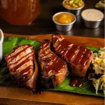 Costillas de cerdo bbq