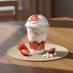 Copo Merengue de morango