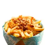 FRITAS COM CHEDDAR E BACON