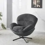 Sillón Egg Giratorio Gris