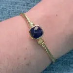Pulsera Rígida Lapislázuli