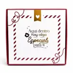 Caja rosis roja stampada RG091
