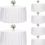 Manteles Blancos redondos 120 inches