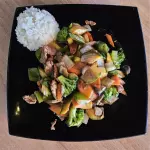 Teppan yaky de verduras