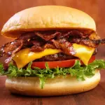 Hamburguesa de tocino