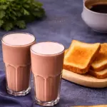 Achocolatado com torradas