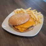 Hamburguesa con Cheddar