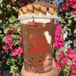 Strawberry lluvia de nutella 16 onz