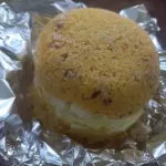 Cuscuz com castanha queijo coalho