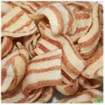 Pelinha listrada de Bacon 100grs