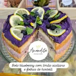 Fatia Bolo Blueberry