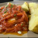 Bacalao noruego a la vizcaina