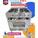 COCINA 2 EN 1 DE 4 QUEMADORES
