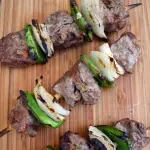 Brochetas de arrachera