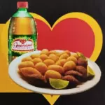 kit 10: porção mista+refri 1L