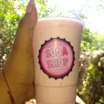 Malteada de frutos rojos