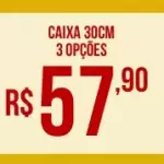 CAIXA 30CM - 3 OPÇÕES